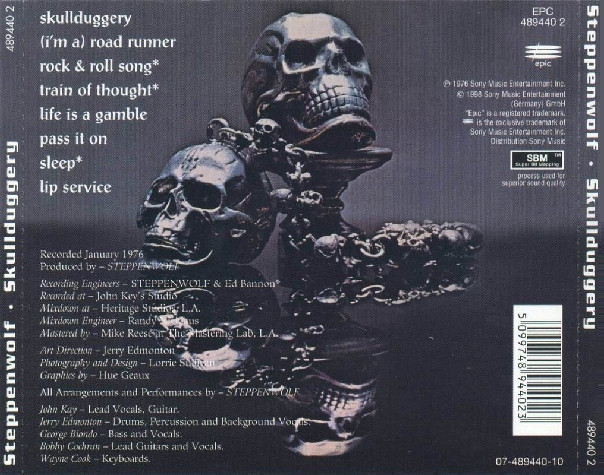 CD BACK COVER - CD BACK COVER - STEPPENWOLF - Skullduggery.bmp